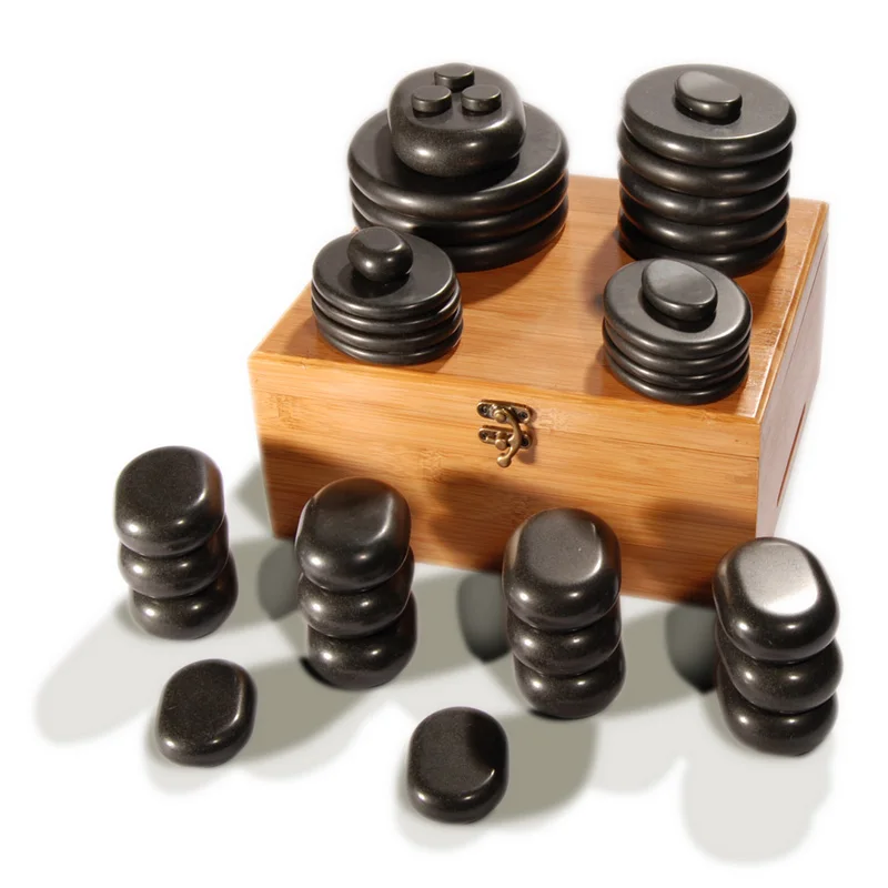 Mt HGS2 Factory Professional Treatment Energy Warmer Stone Guasha Hot Stone Massage Stone