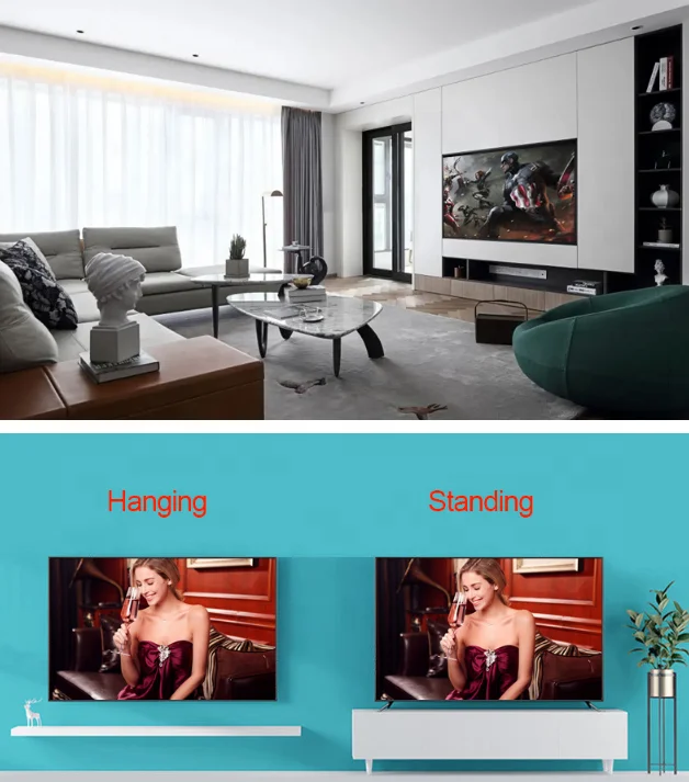 XINZY  Custom factory  22 24 32 40 43 50 55 60 inch China smart android LCD LED TV UHD flat screen Televisoress hd best smart TV