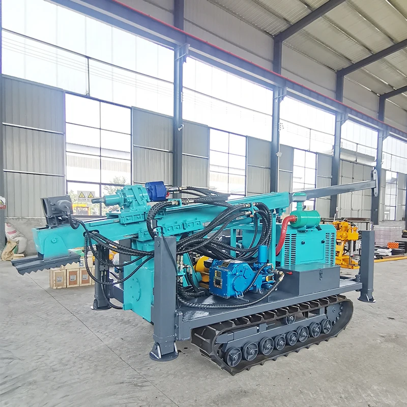 Crawler Dth Multifunctional Integrated Dth Drilling Rig Open Mountain Blast Hole Drilling Machine