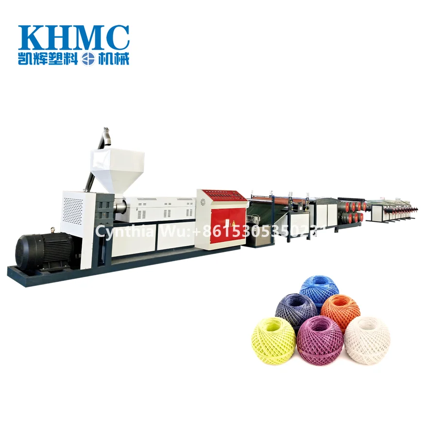 Hot New Products for 2018 Greenhouse Polypropylene/Polyethylene Twine Making Machine Used to Make Rope