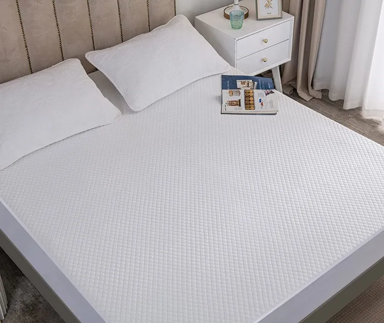 Mattress Protector with 3D Air Polyester Fabric Cooling Feel Waterproof Ultra Soft Protector Cover Breathable Noiseles