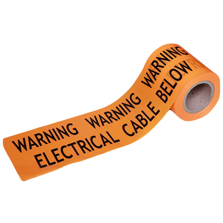 HASSUC Non-detectable PE Underground Caution Marking Warning Buried Finding Protection Tape For Cable Wire Marker