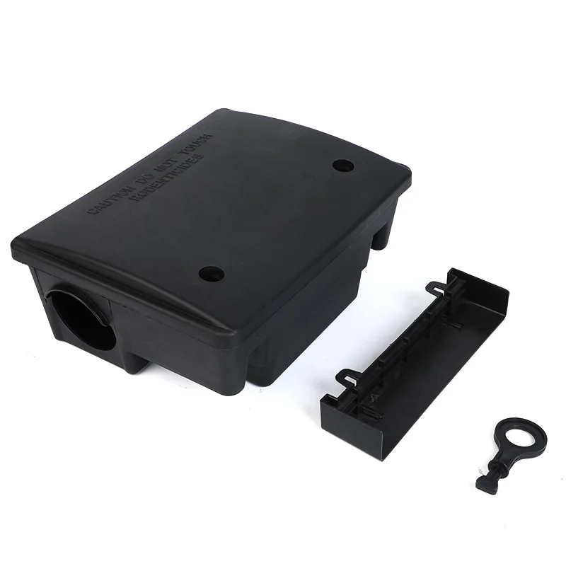 High Quality Small Rodent and Mice Mouse Trap Black Box, Snap Box Station Mouse Traps, Pest Control Rat Traps Mouse Catcher Box