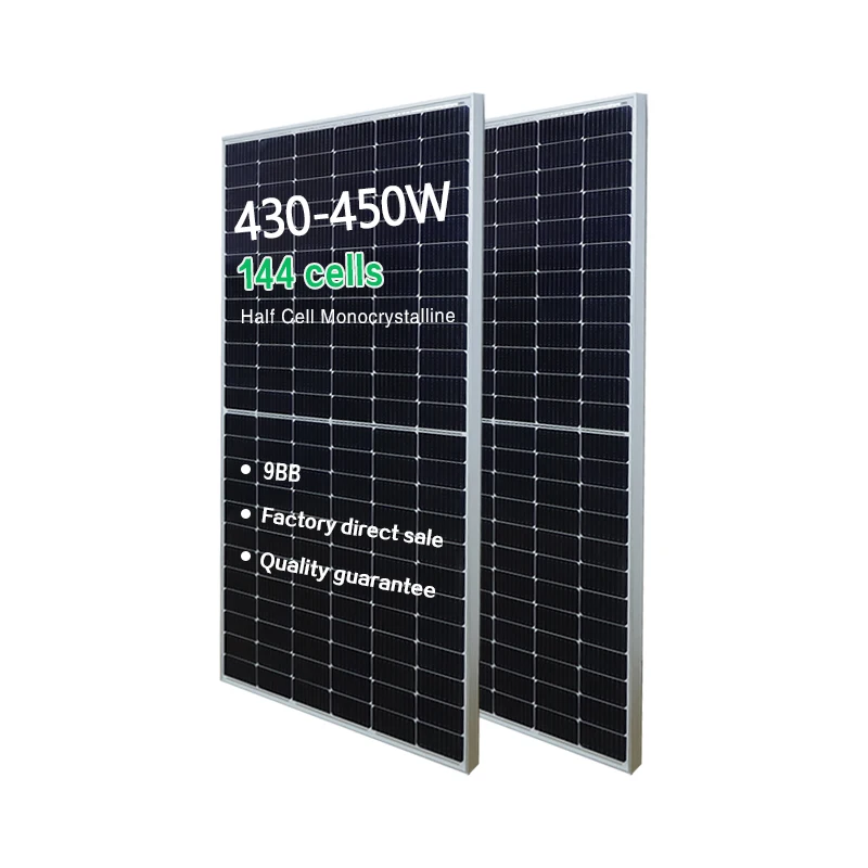 Горячая Распродажа, Европейский запас, полуэлементная солнечная батарея 440 Вт, 445 Вт, 450 Вт, 144 элементов, солнечная панель 166 мм