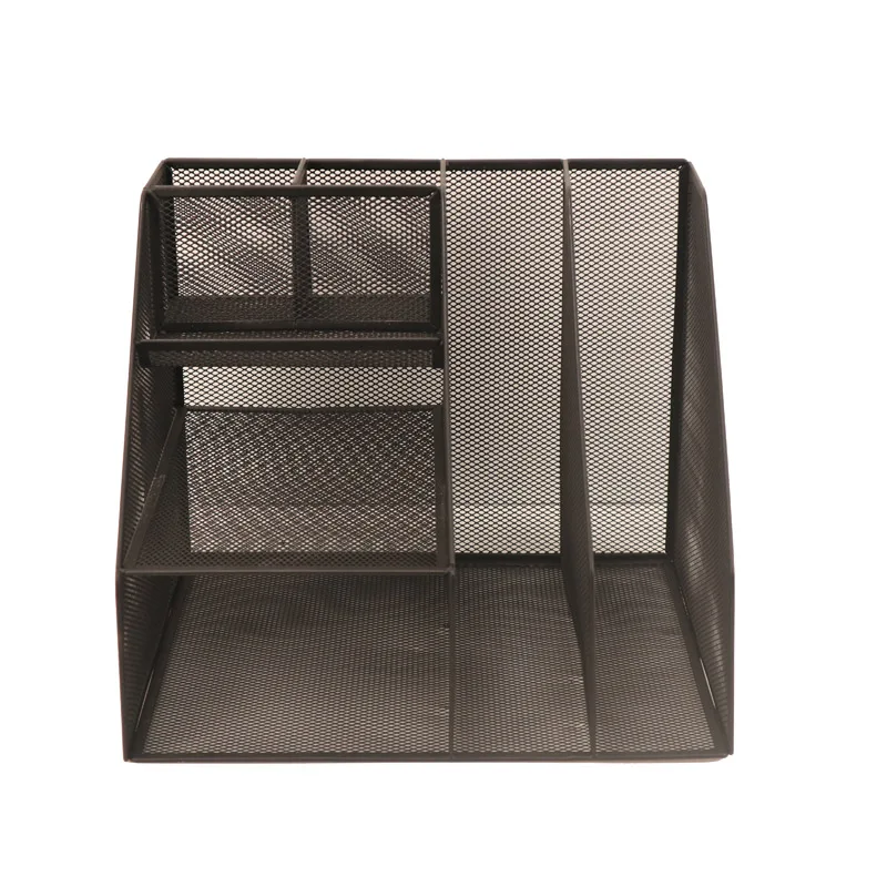 Лидер продаж, офисный сетчатый Настольный органайзер, поднос для бумаги, держатель для книг