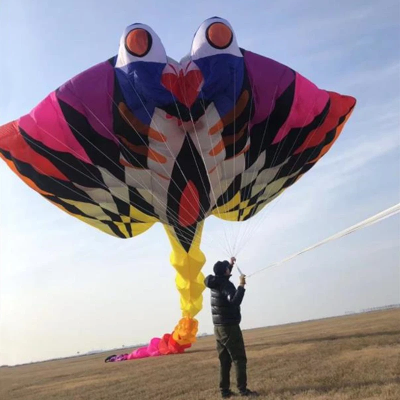 15M 30D Thunder Devil Fish Soft Kite Nylon Inflatable Kite Tear resistant Outdoor Sports Competition
