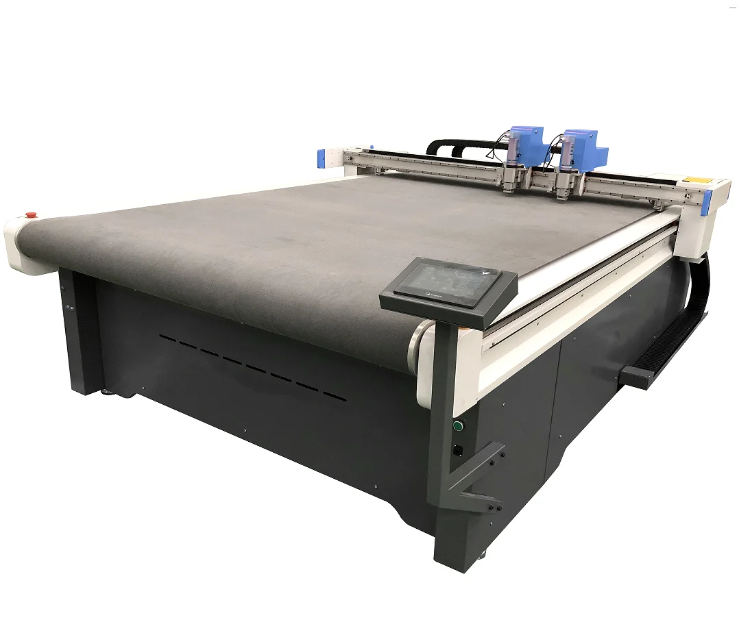 Цифровая автоматическая осциллирующая машина для резки одежды/текстиля/ткани/одежды с круглым ножом