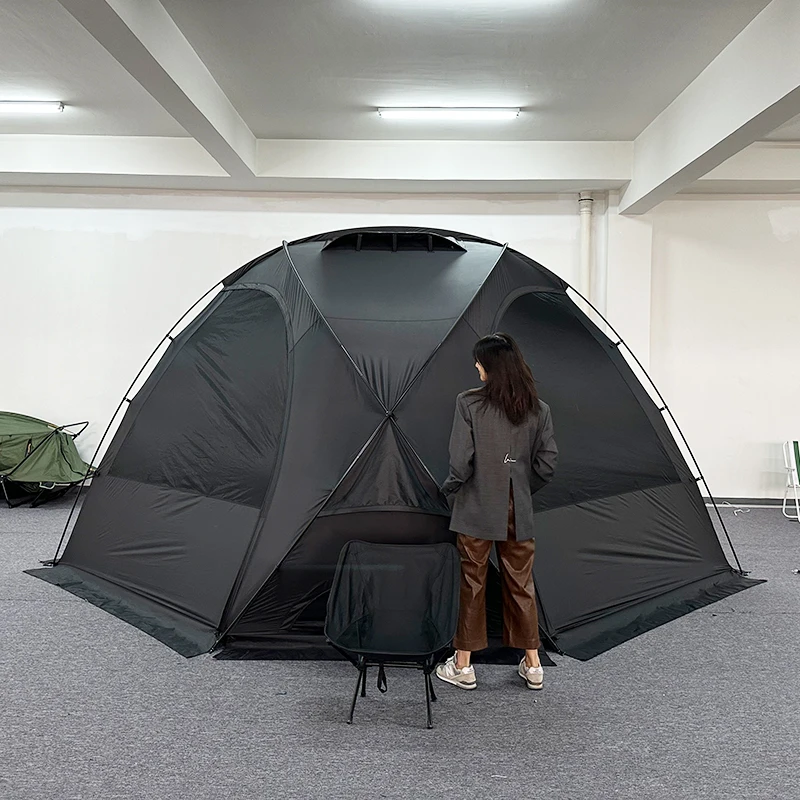 Outdoor camping spherical tent Storm shelter tent large space hemispherical dome tent