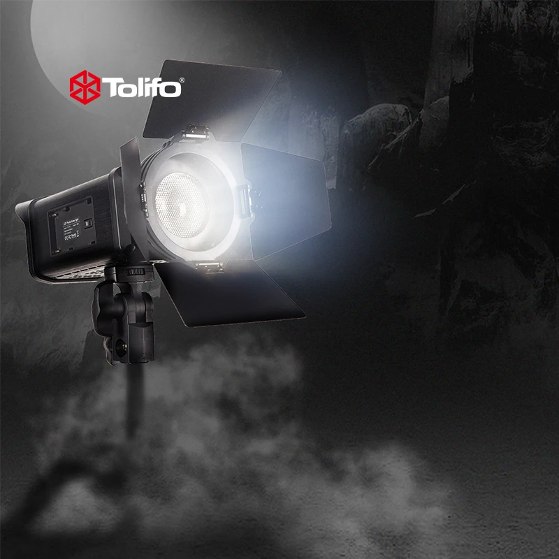 LS 60d Photographic Lighting CRI 96 TLCI 98 Support App Control Built-in 8Lighting FX for Outdoor Shooting with BarnDoor