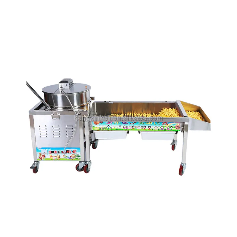 High Quality Gas Commercial Making Machine American Hand-fried Spherical Popcorn Machines