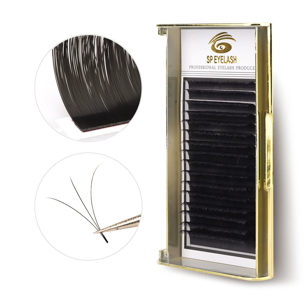 Easy Fanning Eyelash Extensions Mega Volume Premade Loose Lashes Volume Easy To Fan Lash Extensions Wholesale Dark Black