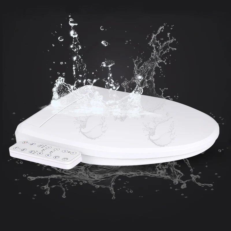Electronic bidet warm cold water wash spray dry smart toilet seat