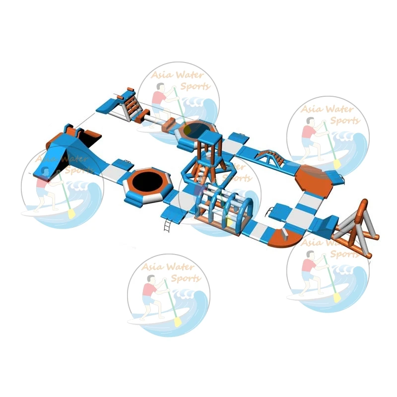 Commercial TUV Floating Inflatable Water Sports Playground Inflatable Water Park For Sale