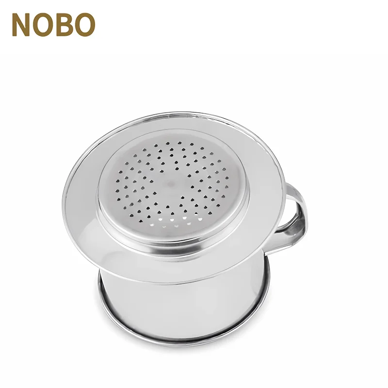 Hot Selling Mini Pour Over Hanging Stainless Steel Vietnam Drip Cold Coffee Brew