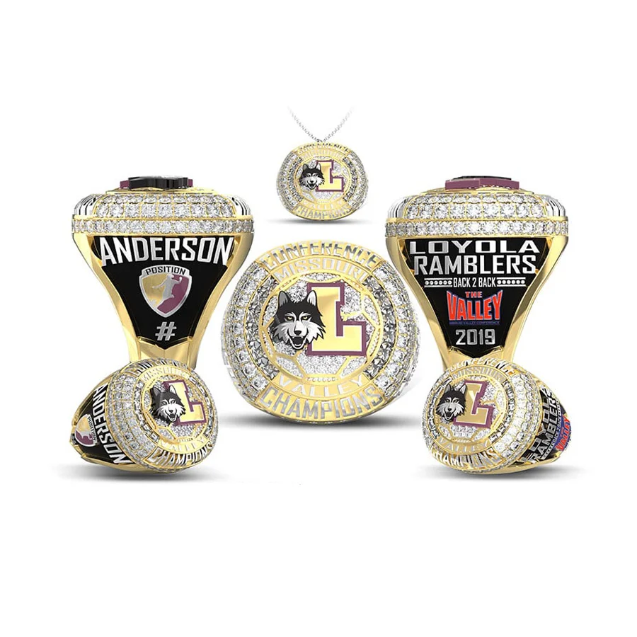 Hot Sale Custom Championship Rings For Any Sports Trainer Ring League Winner For Kids