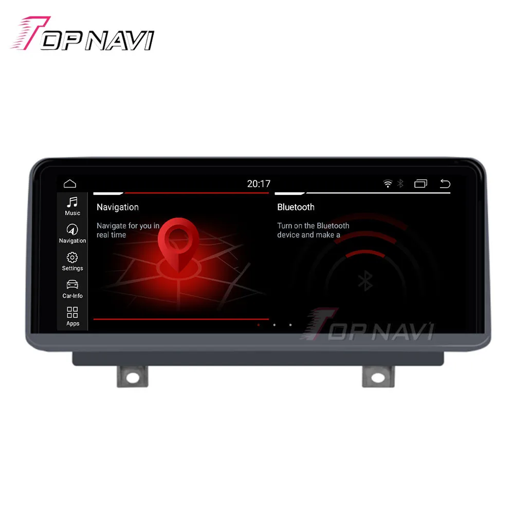 Topnavi Система Android автомобильное радио стерео с автомобильным GPS медиаплеером для BMW F10 F11 (2010 2011 2012) навигация