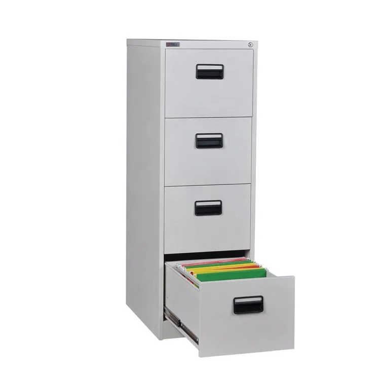 Four-storey bucket cabinet steel durable office essential space saving large capacity storage 4-drawer cabinet