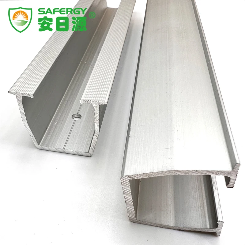 Мини-рельс на солнечной батарее для установки панелей рельсовые кронштейны оловянной кровельной системы полки с винтами и скэп