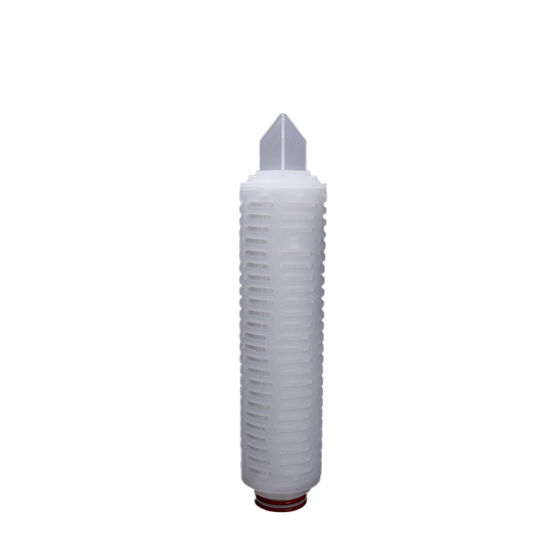 Food and Beverages filtration 0.45 um Hydrophilic Asymmetric PES membrane pleated cartridge filters for wine filtration