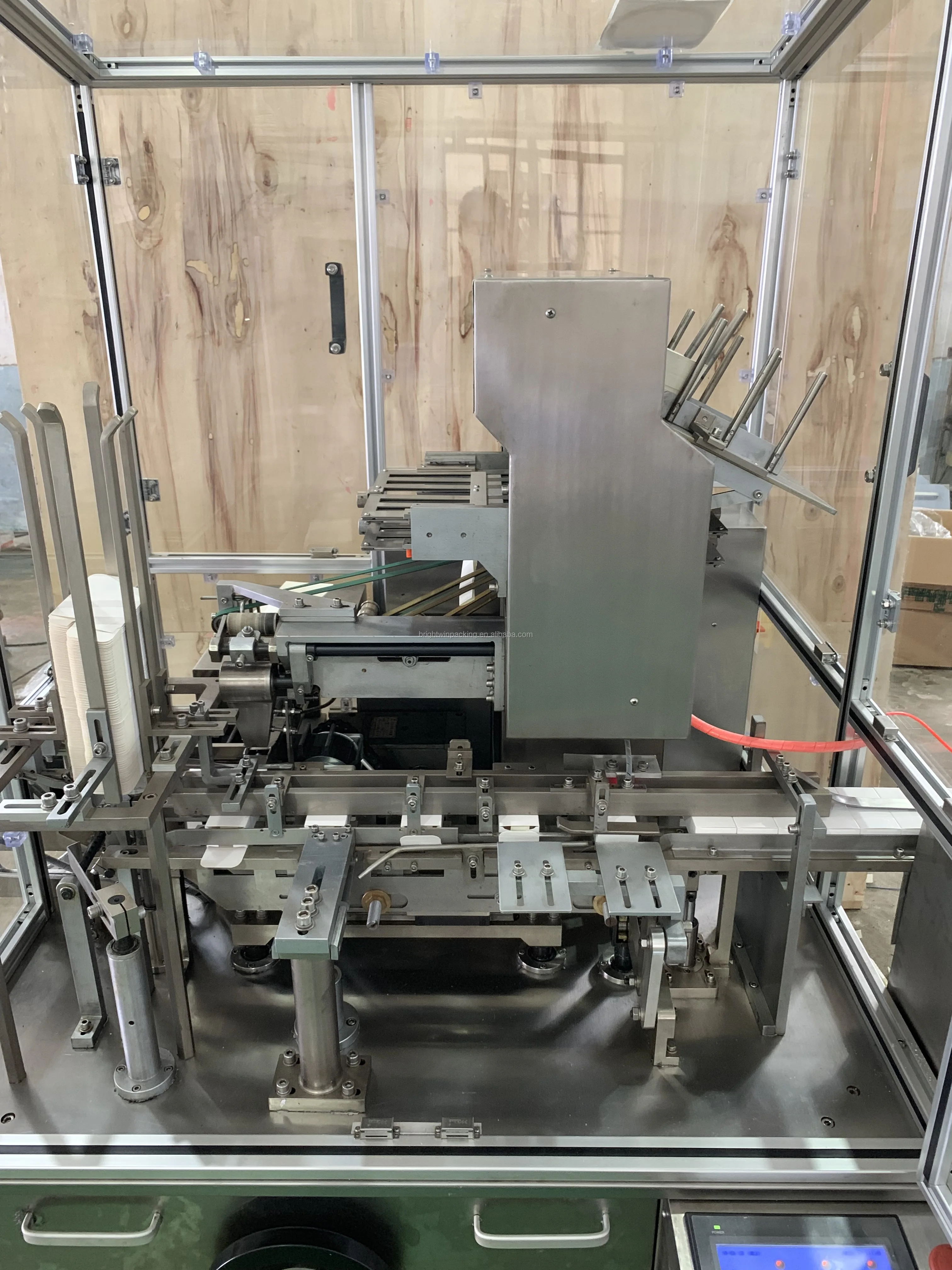 BRIGHTWIN Shanghai promotional price Automatic cosmetic carton packing machine with CE ISO9001