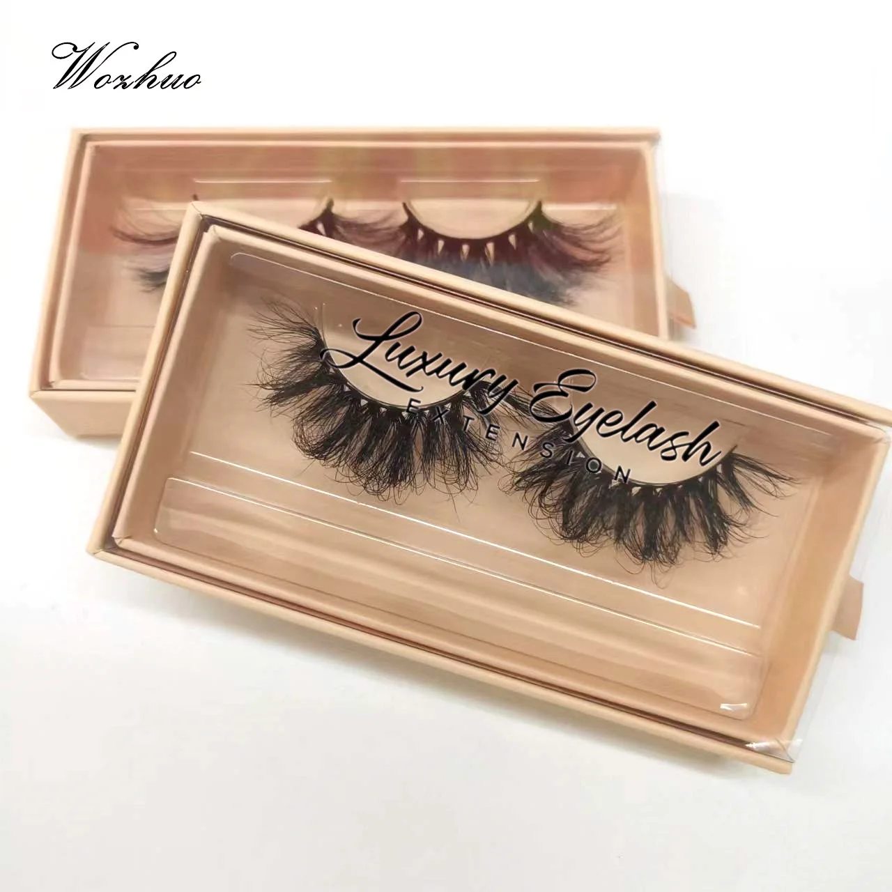 Wholesale D DD Curl Wink Winged Eyelash Extensions Natural Long Eyelashes Faux Mink russian Deep Curl Strip Lashes