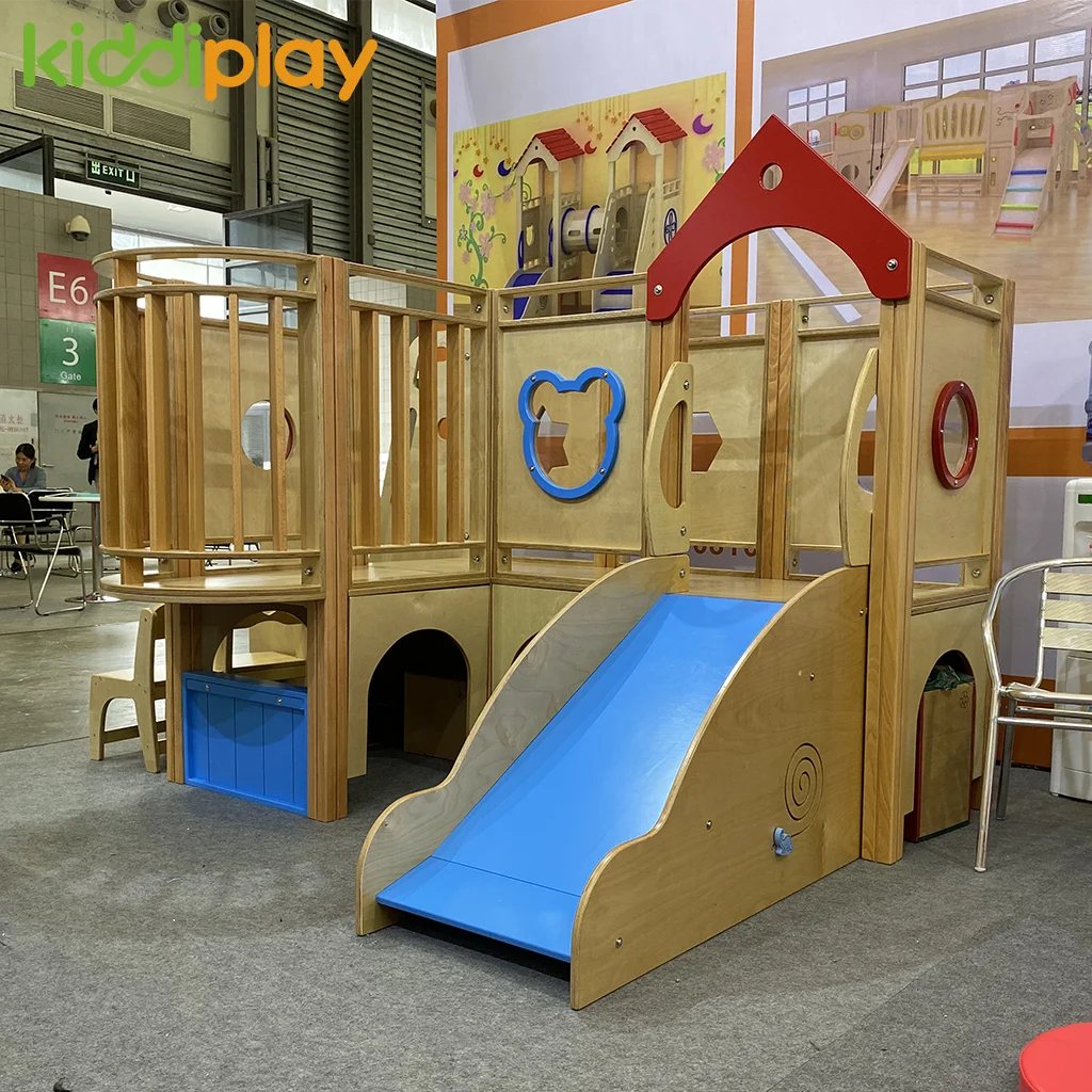 
Factory price Indoor kids Wooden Playground Entertainment Equipment 
