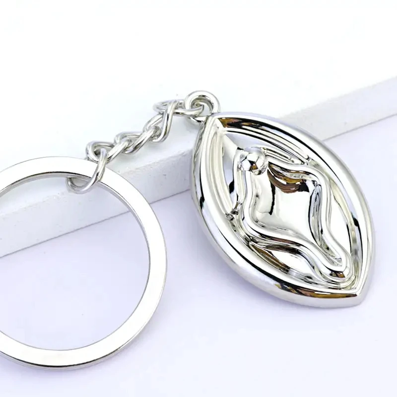 Male And Female Reproductive Organ Keychain Sexy Funny Couple Parody Keychain Prank Genital keychain Accessories