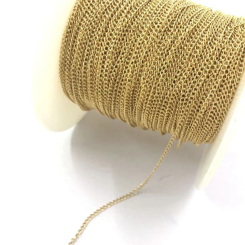 
SFC026 High quality 14k gold filled chain for jewelry making 