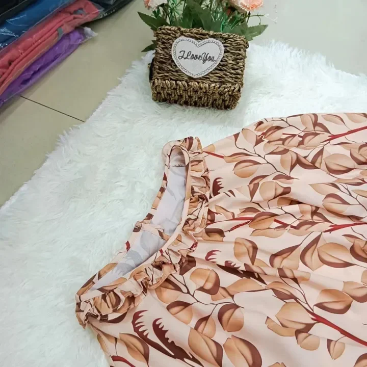 Summer Printed Chiffon Muslim Woman Dress Dubai Abaya Ramadan African Elegant Dresses for Women Abayas Kaftans Turkey