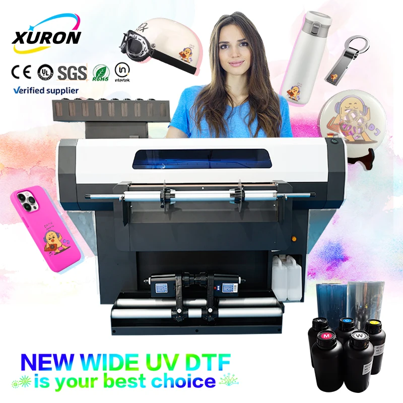Полностью автоматический удобный UV DTF принтер многофункциональный новый проверенный производственный поставщик простота в эксплуатации