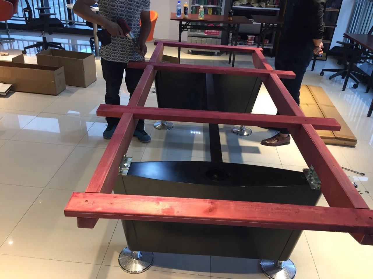 Pool Tables Manufacturers Blue-stone Popular Style Mesa De Billar Club Room 9 Foot Billiard Pool Table For Sale