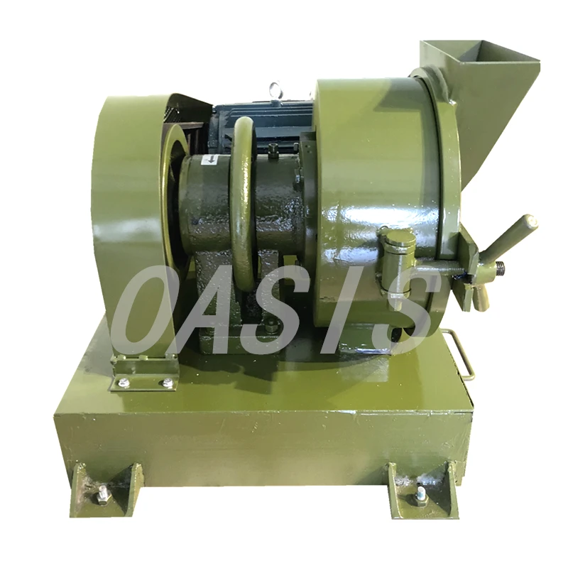 Small Mini Laboratory sealed Mineral Grinding Machine 175 Round Disk Pulverizer 250 Disc Mill