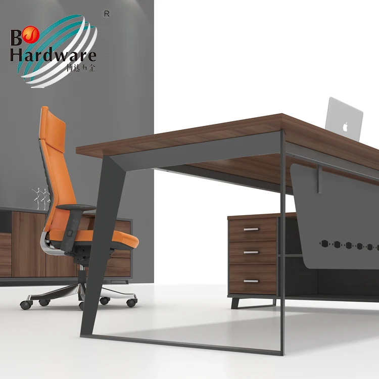 2020 hot sale metal cast iron office furniture table frame for manager desk
