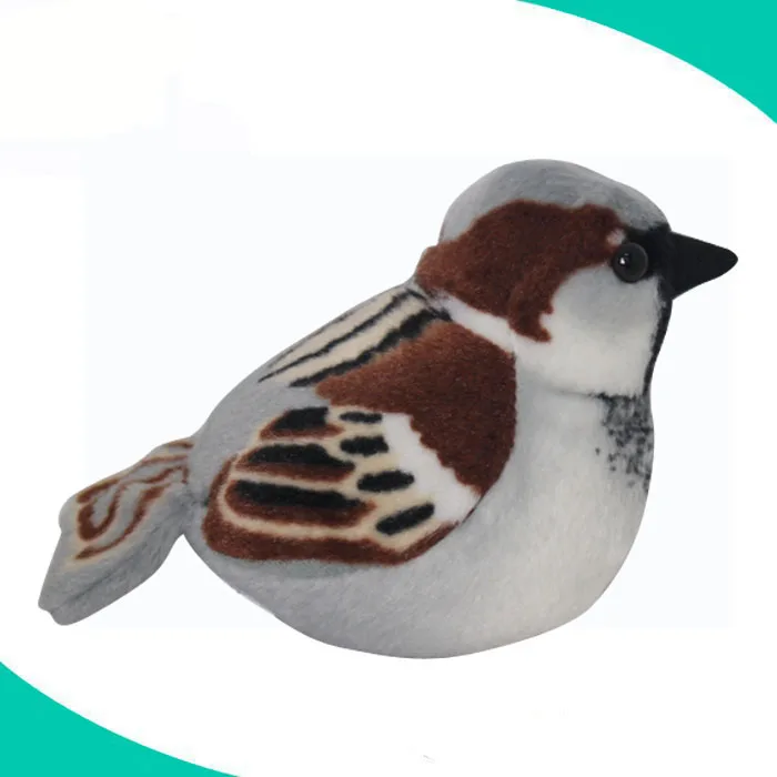 Small lovely birds stuffed animal  plush bird toys with sound