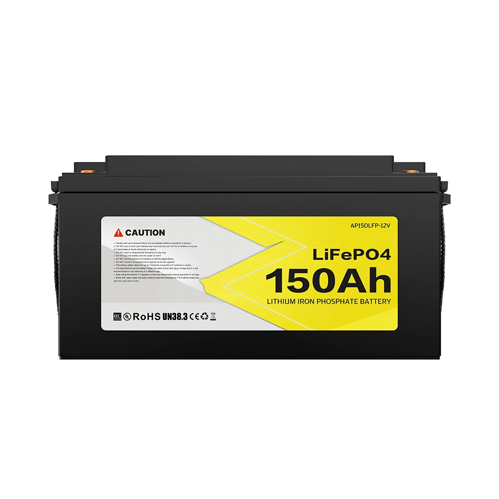 Lightweight Deep Cycle BMS Safety 4WD 12V 150Ah LiFePO4 Lithium Iron Phosphate Battery