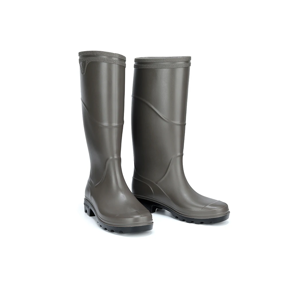 PVC Rain Boots High Tube Custom Eva Comfortable Car Wash Fishing Waterproof Rain Safety Shoes