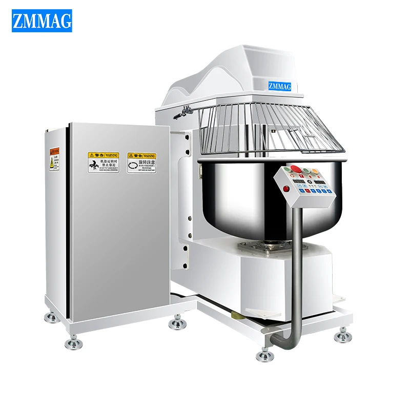 304 stainless steel spiral mixer 75KG bread cake making bowl removable spiral mixer industrial dough mixer