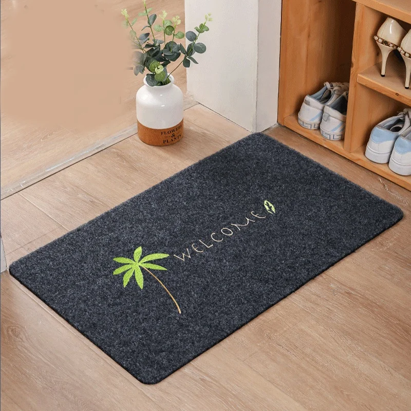 Entrance mat kitchen water-absorbent dirt-resistant non-slip mat bathroom mat can be cut bedroom living room carpet