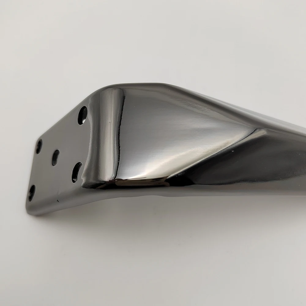 120mm height golden and silver colour sofa leg bun feet metal furniture sofa leg