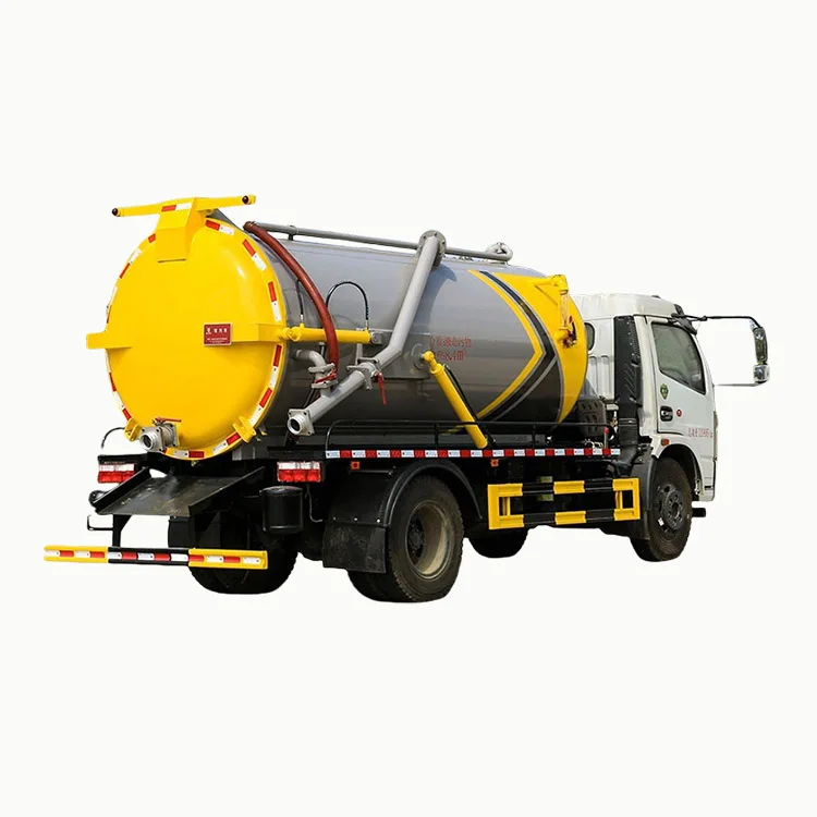 Dongfeng 7000liters Sewage Suction Tanker Trucks for sale in Dubai