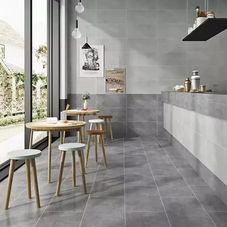 300x600 Light Grey Matt Glazed Finish Interior Bathroom Shower Kitchen Porcelain Rustic Wall Tile