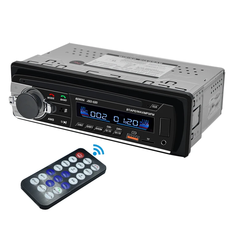 universal 520 Single Din car stereo radio player bt mp3 car radio player