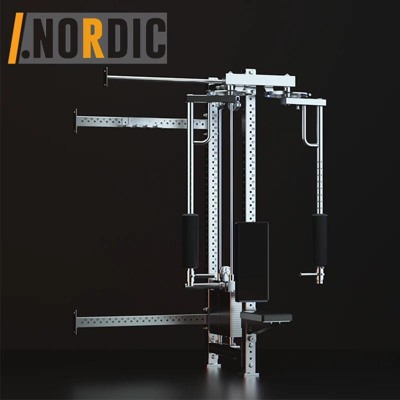 304 Stainless Steel Power Cage Rack with Pull Up Bar, Safety Straps and J-Cups. Rig Squat Cage, Bench Press Rack