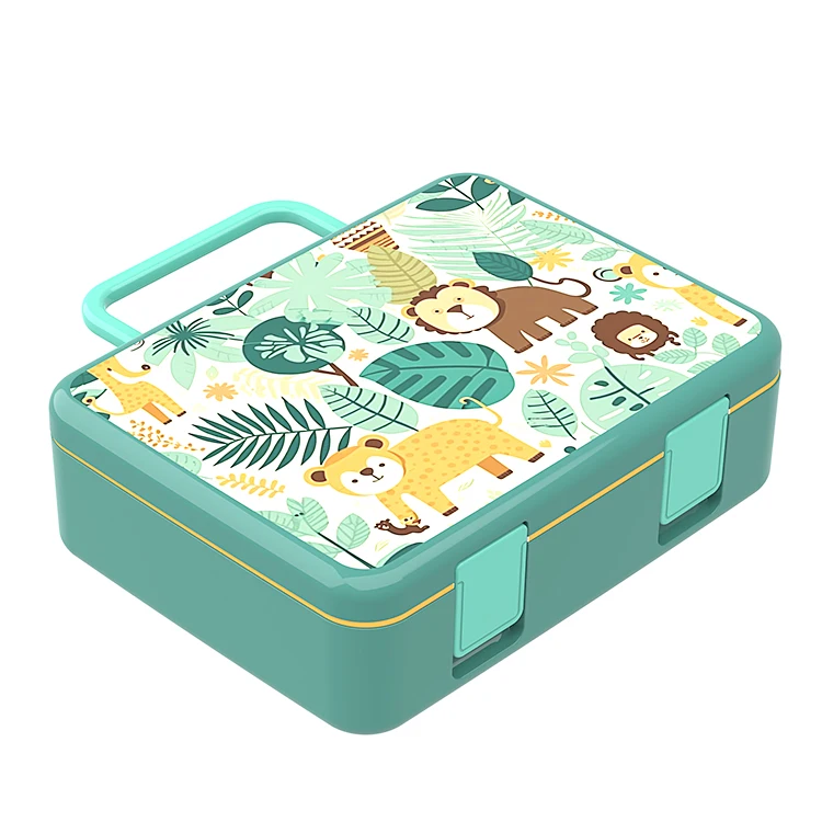 Wholesale Clamshell Compartments Kids Lunch Box Bento For Child School Supply Food Packaging Container