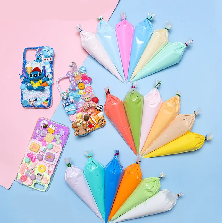 Manufacturer Handmade Cream Glue Resin Charms DIY Crafts Simulation Cream Glue For Mobile Phone Case