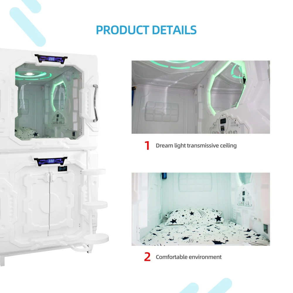 
WIMI Min Capsule Bed For Hotel for backpackers Sleeping Box 