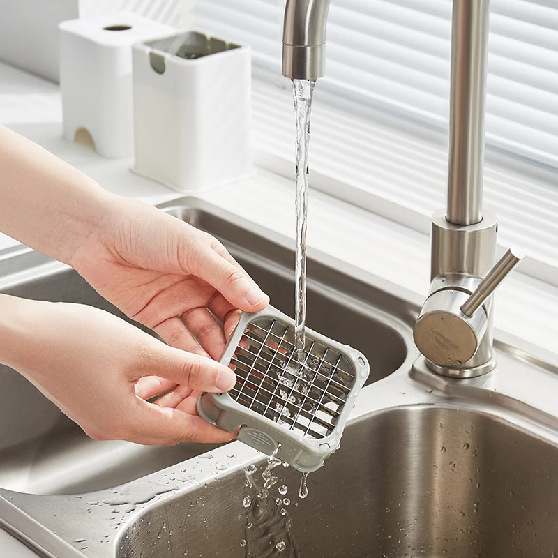 Kitchen Manual Potato Chipper French Fries Cutter One Step Natural French Fries Cutter