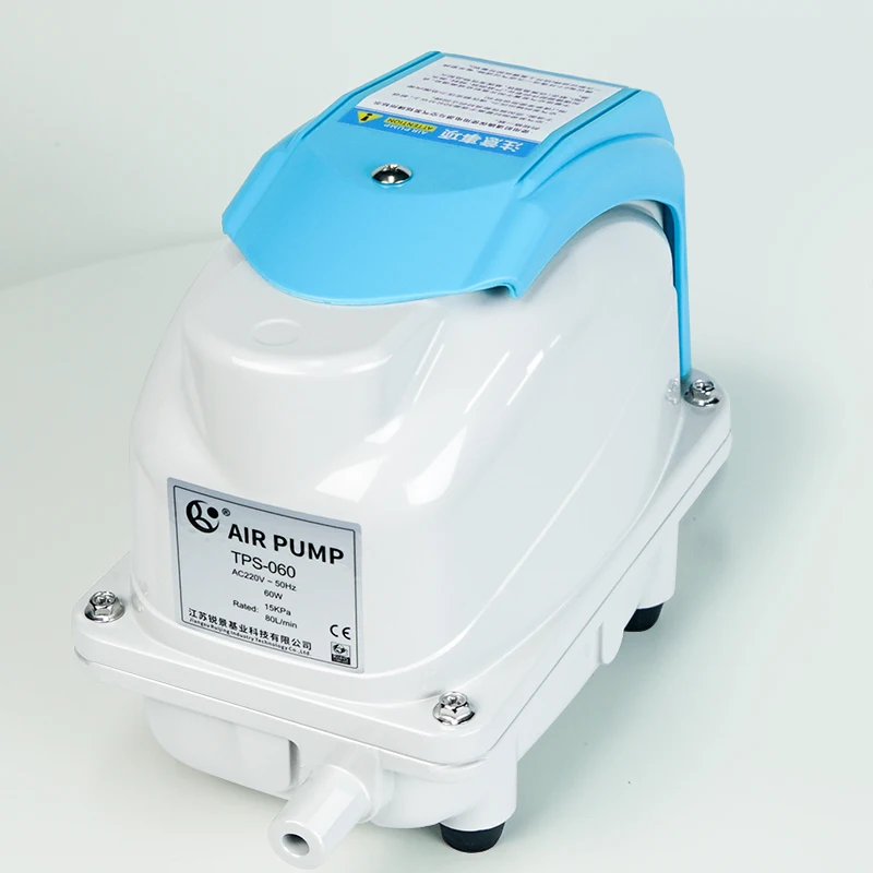 TPS Electromagnetic Silent Pump 60Hz Oxygen Aerator Pump Electric Motor Copper Wire Aquarium Air Pump