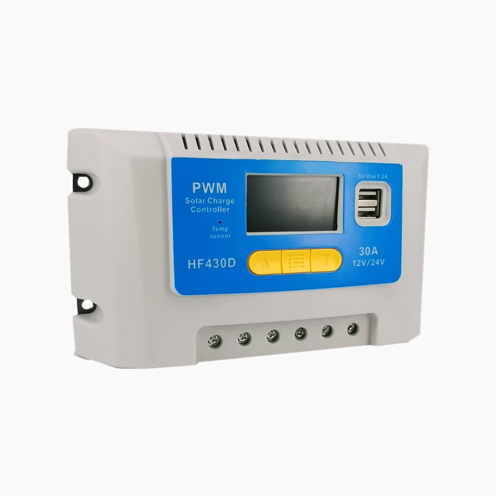 Hanf factory wholesale 10A 20A 30A solar panel controller pwm solar charger controller solar charge controller