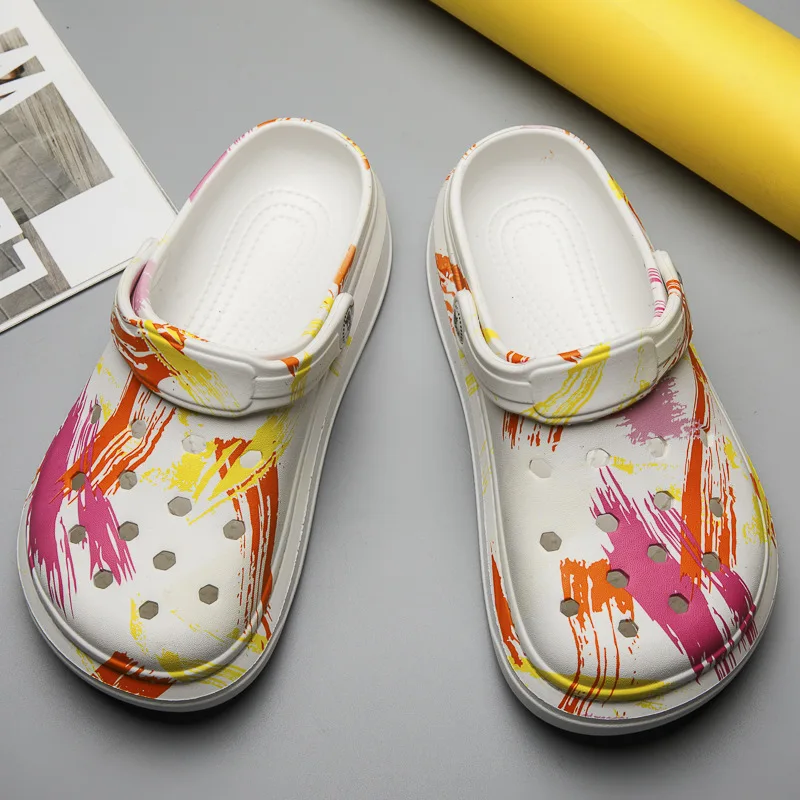 Latest design girls boys flat clogs footwear women house garden shoes EVA sandals slippers unisex